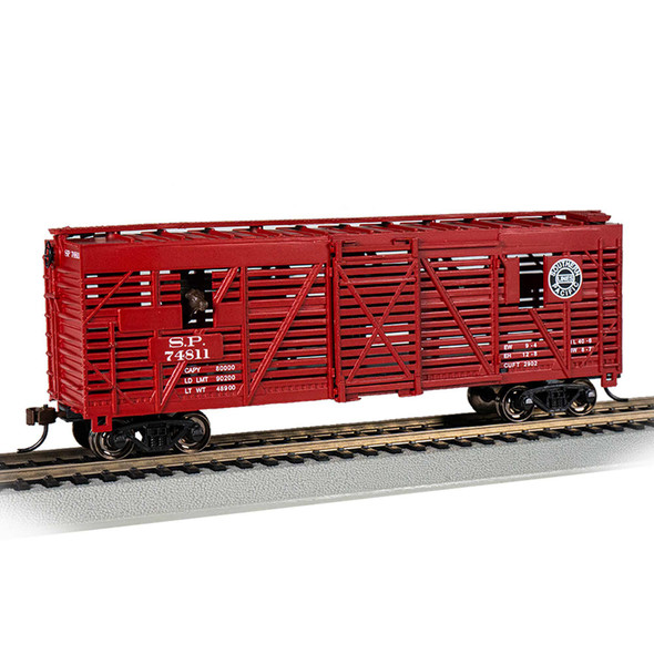 OakridgeStores.com | Bachmann - Southern Pacific SP #74811 HO Scale Animated Cattle Car (19711) 22899197111