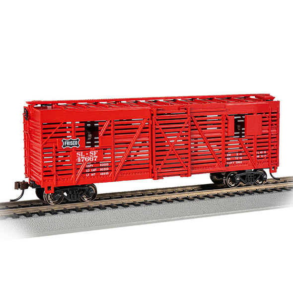 OakridgeStores.com | Bachmann - Frisco #74811 HO Scale Animated Cattle Car (19712) 22899197128