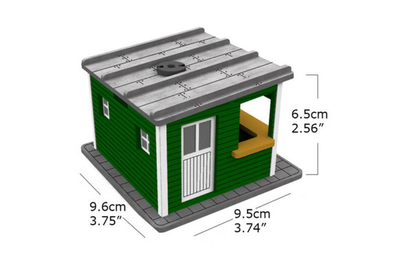 OakridgeStores.com | Bachmann - O Scale Jimmy's Burger Stand with Rotating Sign and Light - Animated Building - Laser Cut Kit (39122) 22899391229