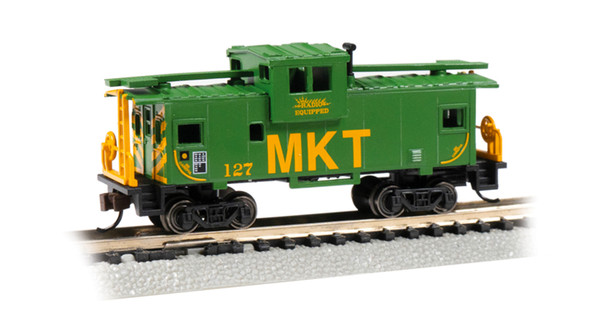 OakridgeStores.com | Bachmann - MKT #127 N Scale 36' Wide Vision Caboose (70771) 22899707716