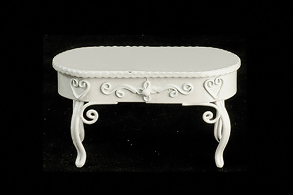 OakridgeStores.com | AZTEC - Bar Harbor Oval Coffee Table - 1" Scale Dollhouse Miniature (AL056) 717425800565