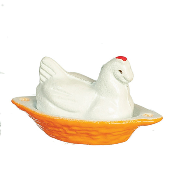 OakridgeStores.com | AZTEC - Yellow Chicken Gratin Dish - 1" Scale Dollhouse Miniature (B0527) 717425005274
