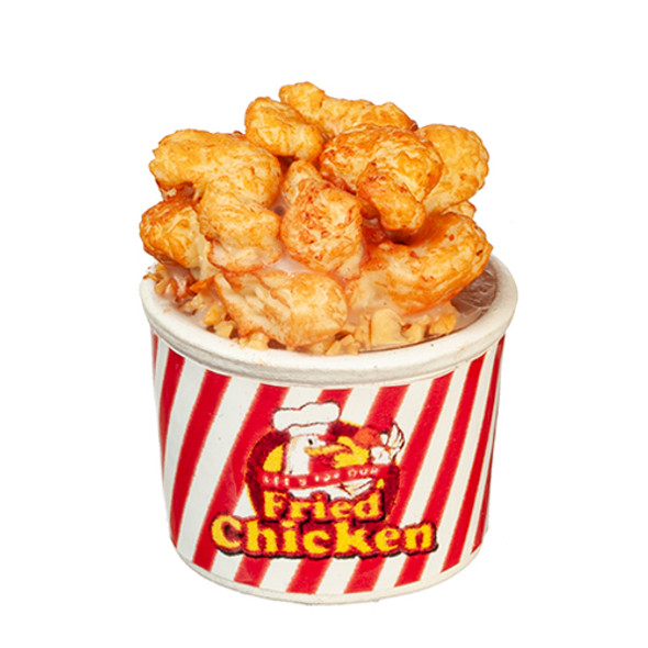 OakridgeStores.com | AZTEC - Fried Chicken Bucket - 1" Scale Dollhouse Miniature (G6365) 717425636508