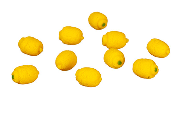 OakridgeStores.com | AZTEC - 10 Pieces Lemons - 1" Scale Dollhouse Miniature (G6424) 717425642400