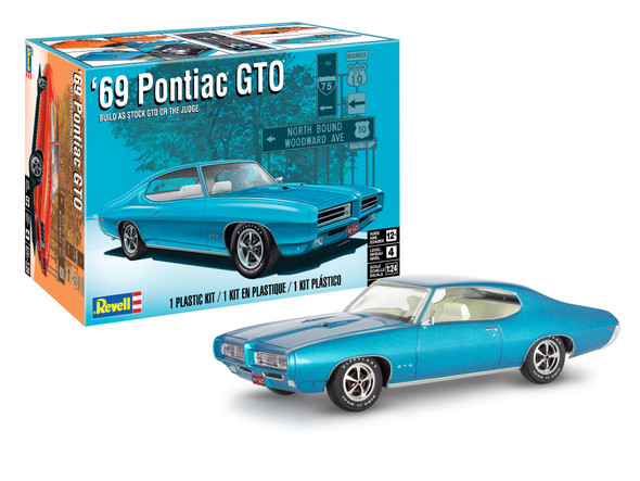 OakridgeStores.com | Revell - 69 Pontiac GTO "The Judge" 2N1 Plastic Model Kit (14530) 31445145308