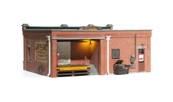 OakridgeStores.com | Woodland Scenics - Smith Brothers TV & Appliance Store - Prebuilt O Scale Building with Lights (BR5873) 724771058731