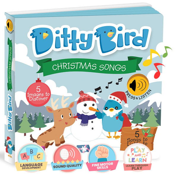 OakridgeStores.com | DITTY BIRD - Christmas Songs Sound Book - Award Winning Sound Book for Toddlers and Babies (DB012) 9780648268505