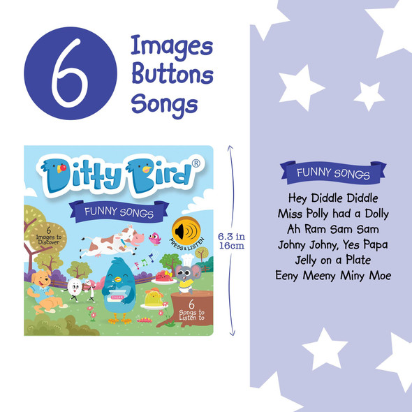 OakridgeStores.com | DITTY BIRD - Funny Songs Sounds Book - Award Winning Sound Book for Toddlers and Babies (DB018) 9780648692744