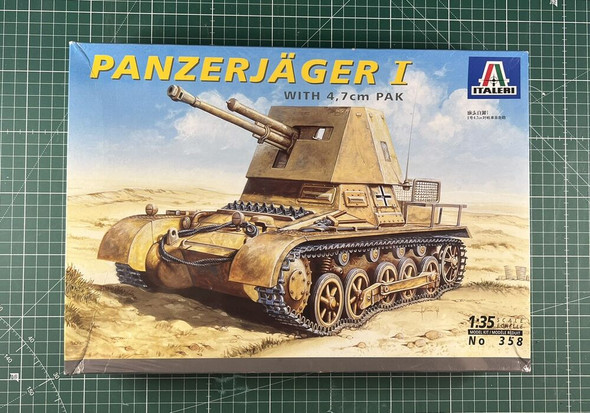 RESALE SHOP - NOB Vintage 1998 ITALERI 358 1:35 Panzerjager I Tank Factory Sealed [U5]