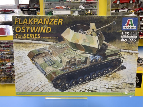 RESALE SHOP - ITALERI FLAKPANZER OSTWIND 1ST. SERIES NO. 376 NEW [U5]