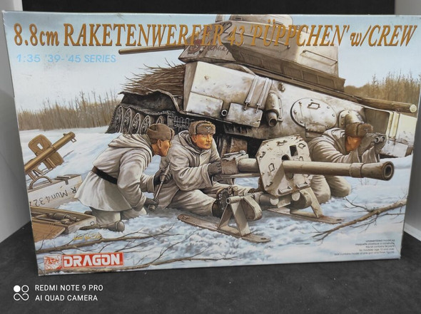 RESALE SHOP - Dragon Military Rocket Launcher Kit 43 Dolls / Canon WWII 1/35 N�6097 [U6]