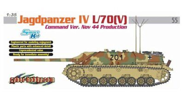 RESALE SHOP - 1:35 Jagdpanzer IV L/70(V) Command Ver. Nov 44 Production by Cyber Hobby [U1]