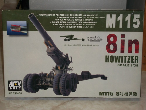 RESALE SHOP - NOB AFV 1/35 Scale M115 8" Howitzer [U5]