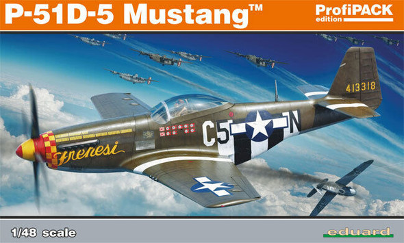 RESALE SHOP - Eduard 1/48 Scale P-51D-5 Mustang Fighter Plane Plastic Kit (82101) [U3]