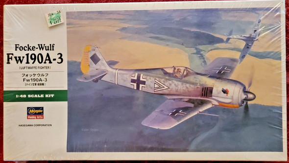 RESALE SHOP - 1/48 HASEGAWA FOCKE-WULF FAIRPLANE190A-3 LUFTWAFFE FIGHTER PLANE [U6]