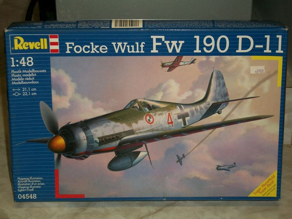RESALE SHOP - Revell 1/48 Scale Focke Wulf Fw 190D-11 - Factory Sealed [U3]