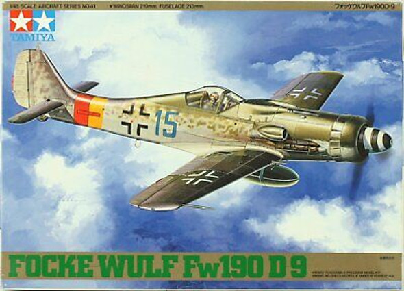 RESALE SHOP - NOB TAMIYA 1/48 Focke Wulf FW190 D9 TAM61041 Plastic Models Airplane 1/48 [U2]