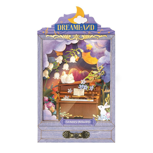OakridgeStores.com | Rolife - Starry Melody - DIY 3D Miniature 1/24 Scale Dollhouse Room Box Theater Kit (DS025) 6946785117981