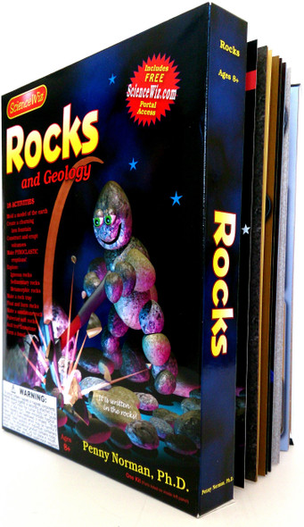 OakridgeStores.com | ScienceWiz - Rocks & Geology - Illustrated Science Book and Learning STEM Kit for Young Children (7809) 630227078096