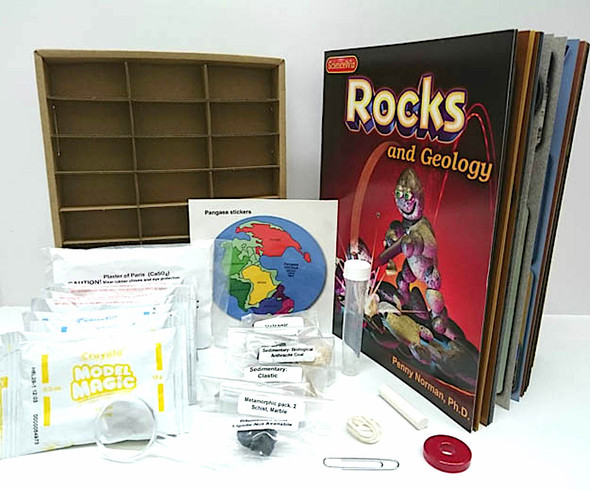 OakridgeStores.com | ScienceWiz - Rocks & Geology - Illustrated Science Book and Learning STEM Kit for Young Children (7809) 630227078096