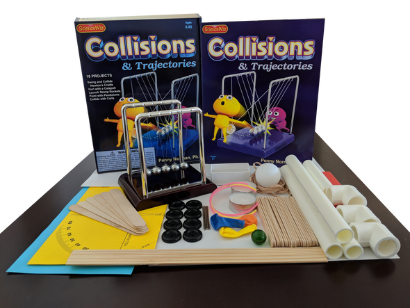 OakridgeStores.com | ScienceWiz - Collisions & Trajectories - Illustrated Science Book and Learning STEM Kit for Young Children (7818) 630227078188