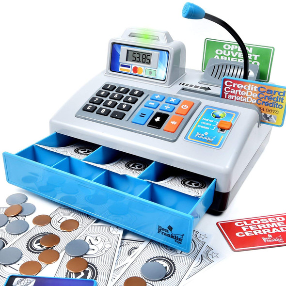 OakridgeStores.com | Thin Air Brands - Dr. STEM Toys Talking Toy Cash Register (BF554) 856670005544