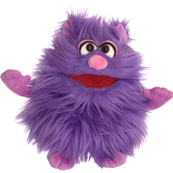 OakridgeStores.com | Living Puppets - Mugs The 12-Inch Purple Friendly Monster, Plush Hand Puppet for Boys and Girls (LP680) 850044886807