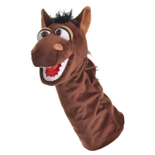 OakridgeStores.com | Living Puppets - Dobs The 14-Inch Horse, Plush Hand Puppet for Boys and Girls, Pony (LP682) 850044886821