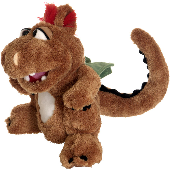 OakridgeStores.com | Living Puppets - Ollie The 14-Inch Soft Dragon, Plush Hand Puppet for Boys and Girls (LP684) 850044886845