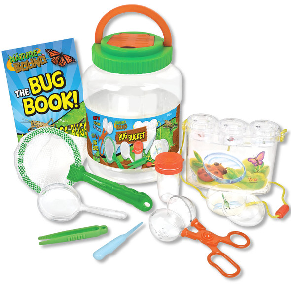 OakridgeStores.com | Nature Bound - Bug Catcher with Habitat Bucket and 7 Piece Nature Exploration Set (NB535) 856670005353