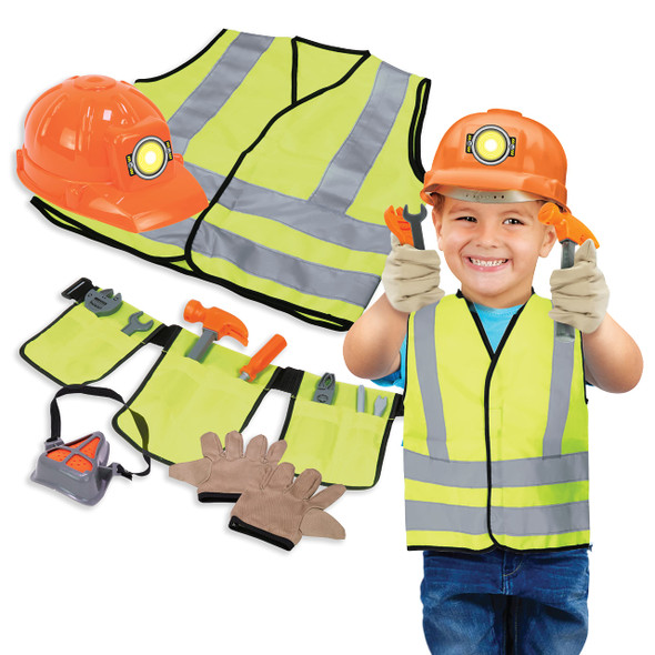 OakridgeStores.com | Thin Air Brands - Dr. STEM Toys Construction Worker Roleplay Costume Set (P528) 850031665286