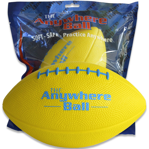 OakridgeStores.com | Thin Air Brands - Yellow Anywhere Ball Kids Foam Football - Super Soft for Junior Football (TAB544) 850012075448