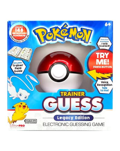 OakridgeStores.com | Ultra Pro - Pokemon Trainer Guess - Legacy's Edition - Pokeball Voice Activated Trivia Game (10284) 074427102845