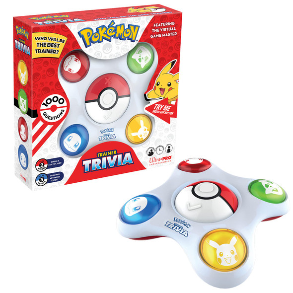 OakridgeStores.com | Ultra Pro - Pokemon Trainer Trivia Toy Game for Up to Four Players (10285) 074427102852