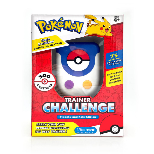 OakridgeStores.com | Ultra Pro - Pokemon Trainer Challenge - Pikachu and Pals Edition Trivia Game (10291) 074427102913