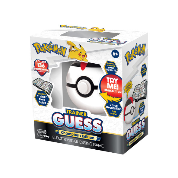 OakridgeStores.com | Ultra Pro - Pokemon Trainer Guess - Champion Edition - Pokeball Voice Activated Trivia Game (10296) 074427102968