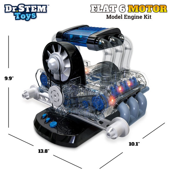 OakridgeStores.com | Thin Air Brands - Dr. STEM Toys Flat 6 Engine Model - Working Mechanical  Kit (D524) 850031665248