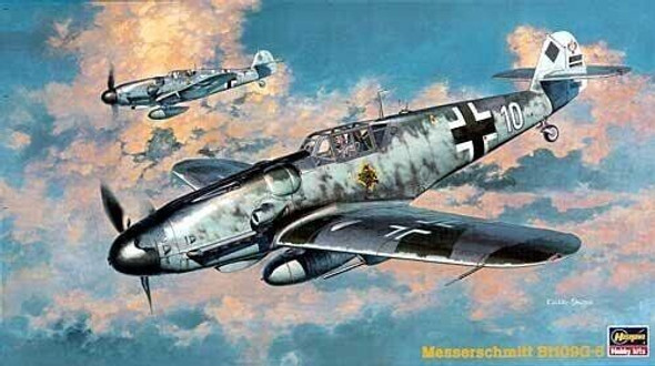 RESALE SHOP - NOB 1:48 Hasegawa 09147 WWII Messerschmitt Bf 109G-6 Fighter Plastic Kit [U5]