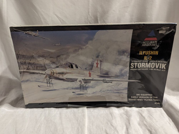 RESALE SHOP - Accurate Miniatures ILYUSHIN IL-2 Stormovik, #3409, "Flying Tank 1:48 - NEW [U6]