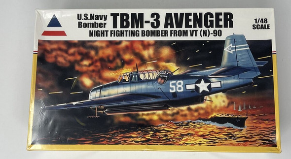 RESALE SHOP - Accurate Miniatures TBM-3 Avenger Bomber 1/48 Scale Model Kit 480121 [U6]