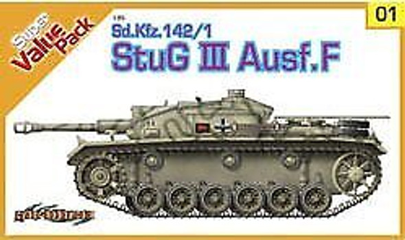 RESALE SHOP - Dragon 1/35 Scale Sd.Kfz.142/1 StuG III Ausf.F Plastic Kit (9101) [U20 (Dragon)]