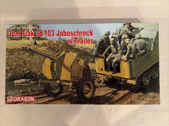 RESALE SHOP - Dragon/CyberHobby 1:35 3cm Flak 38/103 Jaboschreck W/Trailer 6353 [U20 (Dragon)]