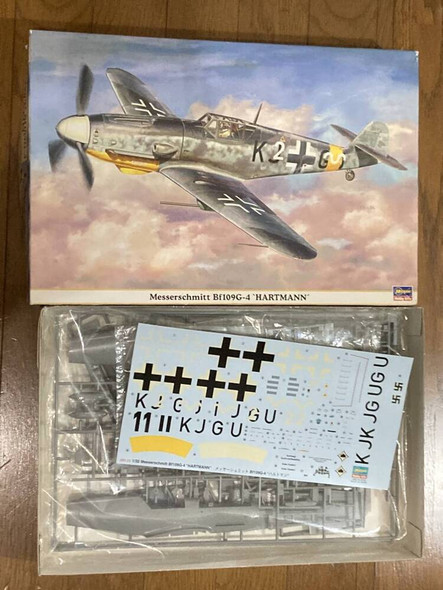 RESALE SHOP - NOB Hasegawa 1:32 Messerschmitt Bf109G-4 'HARTMANN' 08135 [U7 (Hasegawa)]