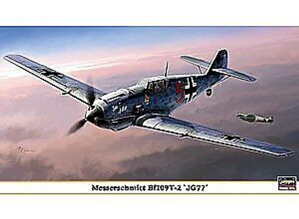 RESALE SHOP - NOB Hasegawa 1:48 Messerschmitt Bf109T-2 'JG77' 09861 [U7 (Hasegawa)]