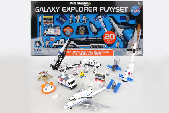 OakridgeStores.com | DARON - Galaxy Explorer 20 Piece Space Adventure Playset (RT38147) 606411381471