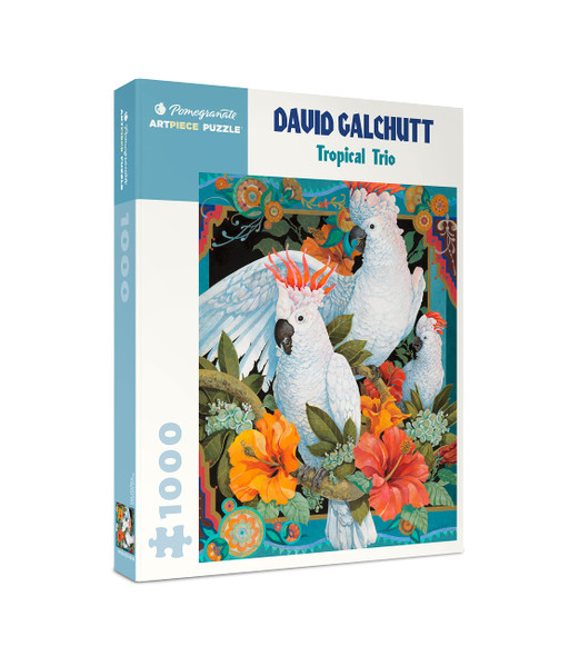 OakridgeStores.com | Pomegranate - David Galchutt: Tropical Trio 1000-Piece Jigsaw Puzzle (AA1166) 9781087508337