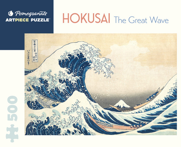 OakridgeStores.com | Pomegranate - Hokusai: The Great Wave 500-Piece Jigsaw Puzzle (JP004) 9781087504575