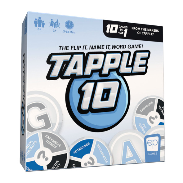 OakridgeStores.com | USAOPOLY - TAPPLE 10 Card Party Game - Ten Games in One (TL097-444) 700304157942