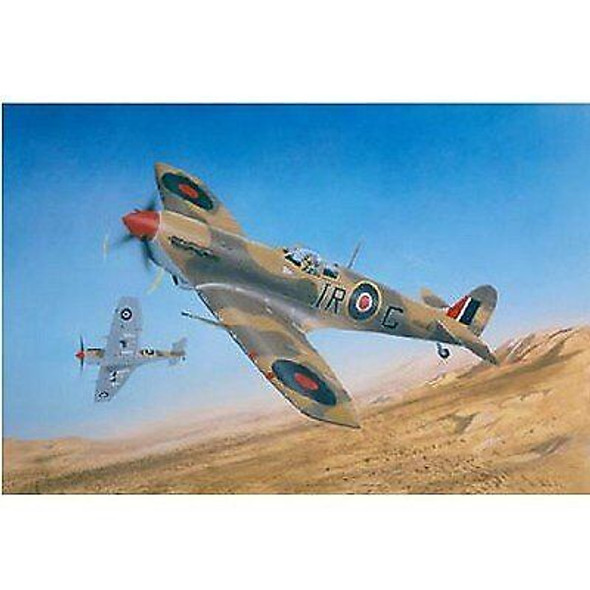 RESALE SHOP - NOB Trumpeter 1/24 Scale Spitfire Mk Vb Trop Aircraft Model Kit - 02412 [HTT]