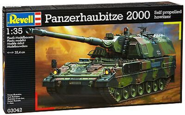 RESALE SHOP - Revell Germany 1/35 Panzerhaubitz 2000 Self-Propelled Howitzer Kit - 03042 [HT5]